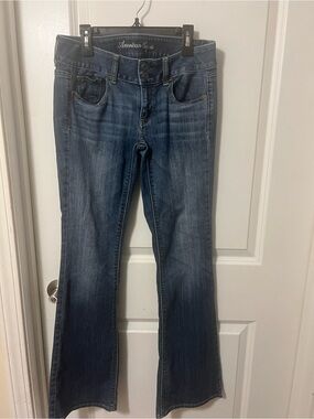 American Eagle Outfitters Women’s Dark Wash Flare Jeans
